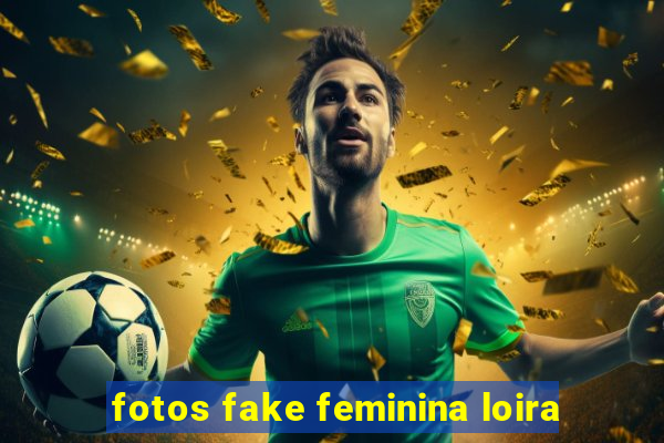 fotos fake feminina loira